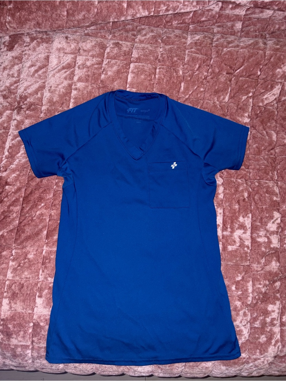 Evrpur 2.0 fit scrubs royal blue set